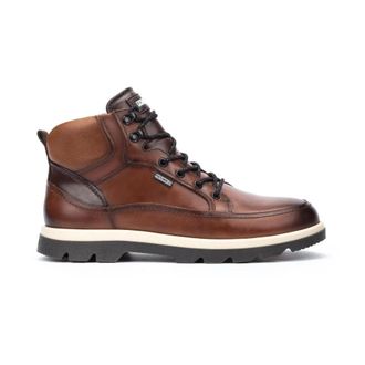 Pikolinos Bruine Enkellaars voor Mannen - Heren - Veterlaarzen - Bruin - 40 EU - Leer - Schoenen