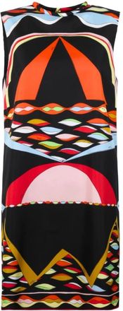 Pucci Vestido de Seda Estampado Dune - Dresses - Mujer - Multicolor - M
