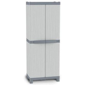 Terry Armadio Wave2700 tuttopiani 2 ante ripiani interni regolabili cm 70x44x181h per esterni - Terry