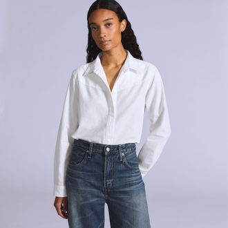Levi's Blue Tab Club Shirt - Womens - XS - White