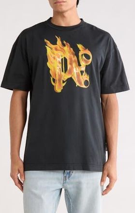 Palm Angels Blaze Logo Graphic T-Shirt in Black Gold at Nordstrom Rack, Size Xx-Small