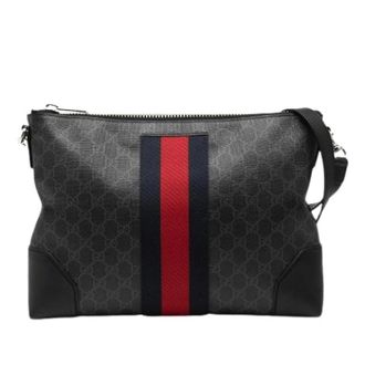 Gucci Pre-owned Cross Body Bags, female, Black, Size: ONE SIZE Pre-owned Vintage Crossbody Bag
