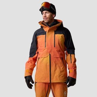 Backcountry Cottonwoods Lt Xpore 3L Jacket - Mens in Boundary Orange Ombre/black at Nordstrom, Size Xx-Large