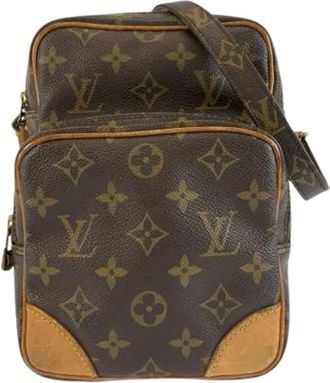 Louis Vuitton Pre-owned Monogram Pochette Schoudertas - Dames - Pre-owned - Bruin - Maat: ONE Size Leer