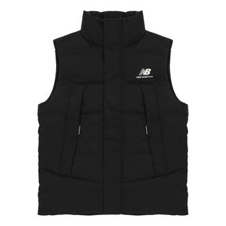 New Balance Pocket Puffer Vest Asia Sizing Black AMV24360-BK