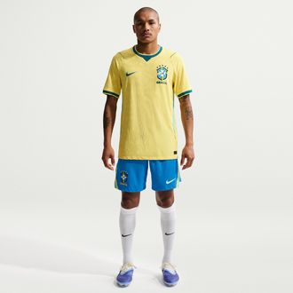 Nike Brazil 2026 Match Home Nike Mens Aero-FIT Soccer Authentic Shorts in Blue | IB5230-435