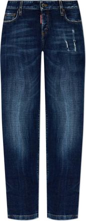 Dsquared2 Navy Blue Straight Fit Jeans