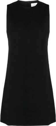P.A.R.O.S.H. Parosh Jurken Zwart - Dames - Korte kleedjes - Zwart - S - Polyester - Kleedjes