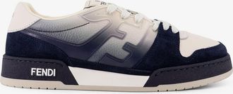 Fendi Sneakers Match in pelle con inserti in suede - FENDI - gender_Man