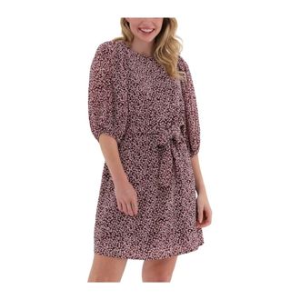 Catwalk Junkie Kleedjes, Dames, Veelkleurig, S, Bloemen Mini Jurk Dr Dawn Flowers