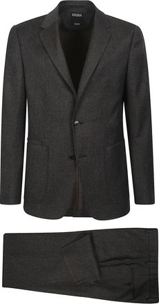 Ermenegildo Zegna Hombre, Trajes, Gris, Talla: M
