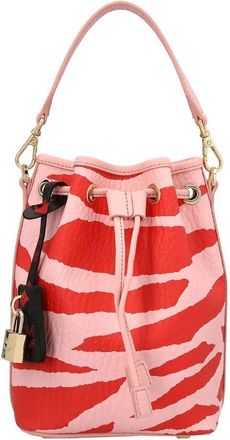 MCM Meta Safari Canvas Dessau Drawstring Bucket Bag