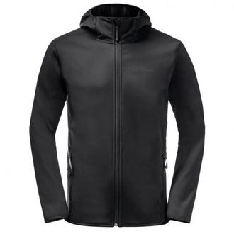 Jack Wolfskin Bornberg Hoody Softshelljacke f&uuml;r Herren | schwarz