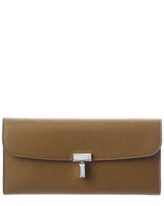 Toteme Toteme T-Lock Leather Continental Wallet