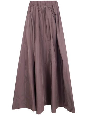 P.A.R.O.S.H. P. A.R. O.S. H. Pimpy26 Taffetas Long Skirt