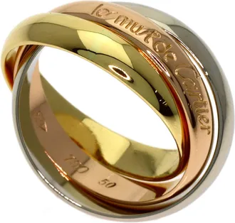 Cartier Yellow Gold (18K) Pink Gold (18K) White Gold (18K) Band Ring (Pre-Owned)