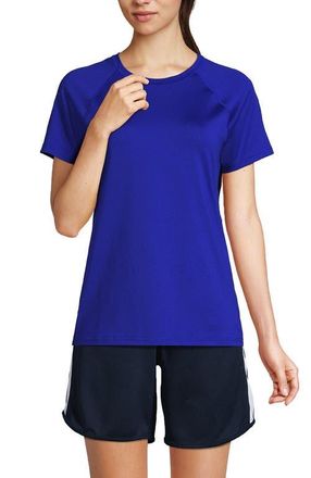 Lands End School Uniform Short Sleeve Active Tee in Cobalt at Nordstrom, Size X-Large