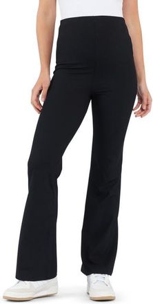 Ripe Jonah Rib Flare Maternity Pants in Black at Nordstrom, Size X-Large