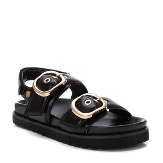 Xti Womens Buckle Sandals In Black