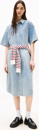 Tommy Jeans Jeanskleid »TJW DENIM SHIRTDRESS SS«