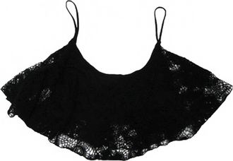 Ocean Drive Clothing Womens Crochet Top In Black