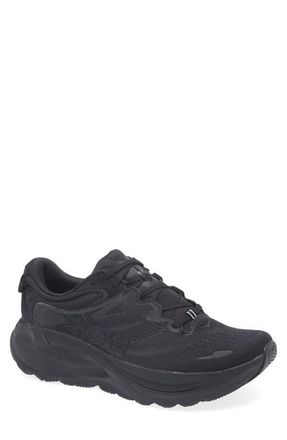 Hoka One One Gaviota 6 Running Shoe in Black /Black at Nordstrom, Size 10.5