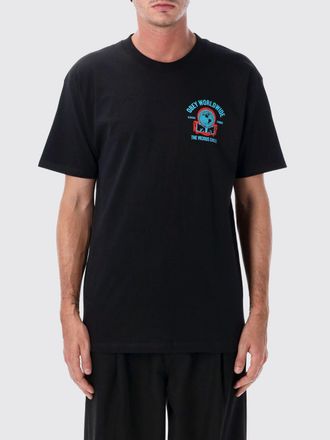 Obey T-shirt in cotone con stampa grafica a contrasto sul petto e sulla schiena