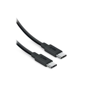 SBS Sbs Lacablebrdtcc2m240k Cable Usb Usb 2.0 2 M Usb C 0,48 Gbit/s 240 W Negro