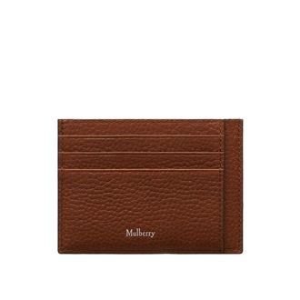 Mulberry Kaarthouder - Heren - Accessoires - Bruin - Maat: ONE Size Leer