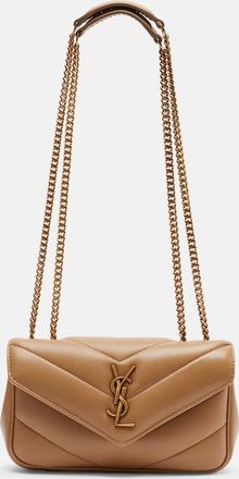 Saint Laurent Bolso al hombro Loulou Mini de piel
