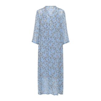 Part Two Polonia PW DR - Dames - Casual kleedjes - Blauw - L - Denim - Kleedjes