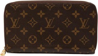 Louis Vuitton Portafoglio Zippy Organizer con monogramma 2021-2025 - Marrone