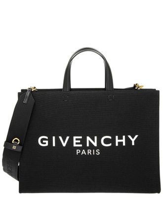 Givenchy G Medium Canvas & Leather Tote