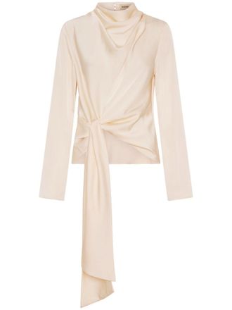 Nicholas Sada top - women - Polyester - 0 - Neutrals