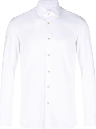 Boglioli long-sleeve cotton shirt - men - Cotton - 44 - White
