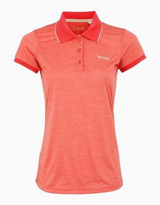 Regatta Womens Regatta Womens/Ladies Remex II Polo Neck T-Shirt - Orange - Size: 20