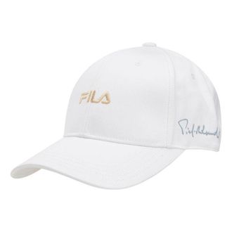 Fila Mens FILA Logo Casual White Baseball Cap F13M118201F