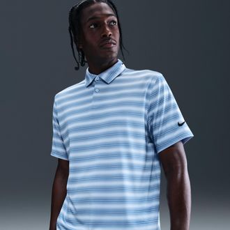 Nike Mens Velocity Dri-FIT Polo in Blue | IB0243-486