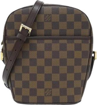 Louis Vuitton Pre-owned Cross Body Bags, female, Brown, Size: ONE SIZE Pre-owned Canvas Cross Body Bag