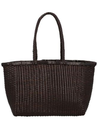 Dragon Diffusion B Weave Big Leather Shoulder Bag