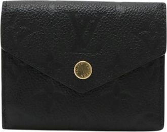 Louis Vuitton Pre-owned Wallets, female, Black, Size: ONE SIZE Pre-owned Canvas Wallet