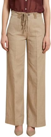 Mason's New York Studio Chino Broek - Dames - Wijde Broeken - Beige - M - Katoen - Broeken
