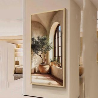 Dmora Cuadro Mipaga, Estructura De Madera Nobilitada, 120x50h Cm Multicolor