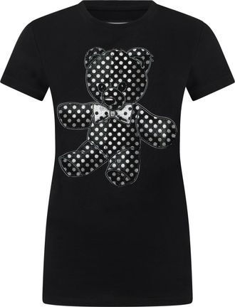 Philipp Plein Sexy Pure Fit T-Shirt Strass Teddy