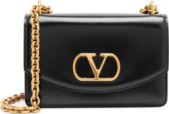 Valentino Garavani Vain Small Leather Shoulder bag - Black - One Size