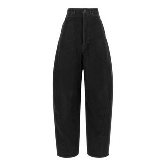 Balenciaga Wide Jeans - Jeans - Mujer - Negro - W24