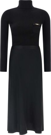 Elisabetta Franchi Turtleneck Dress