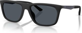 Emporio Armani Ea 4272U Zonnebril - unisex - Zonnebrillen - Zwart - 57 MM - Accessoires