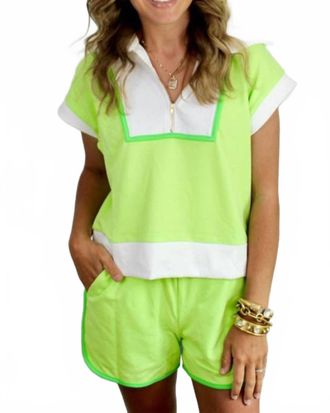 Entro Lainey Set In Lime