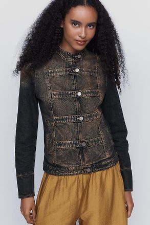 Pilcro Denim Military Jacket